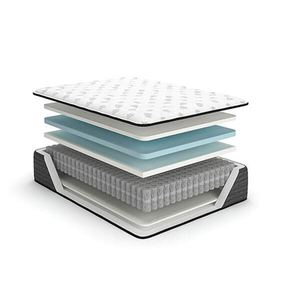 M571 - 14" ULTRA LUXURY HYBRID GEL FIRM MATTRESS AVAILBLE IN QUEEN AND KING SIZES