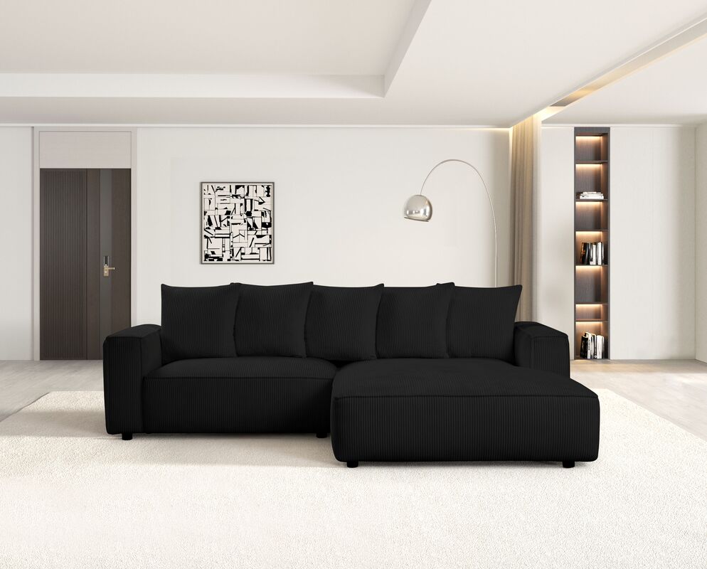 ROMEO BLACK SECTIONAL