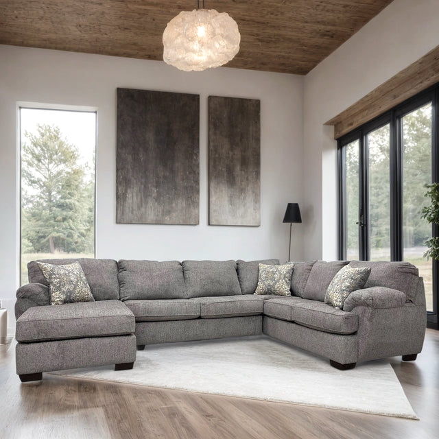 BRENTWOOD SECTIONAL AVAILABLE IN GRAY, LINEN, BLACK AND ONYX