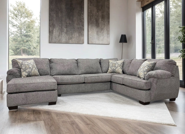 BRENTWOOD SECTIONAL AVAILABLE IN GRAY, LINEN, BLACK AND ONYX
