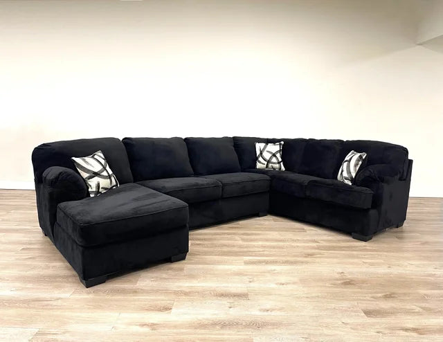 BRENTWOOD SECTIONAL AVAILABLE IN GRAY, LINEN, BLACK AND ONYX