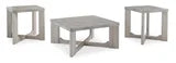 T247-13 COFFEE TABLE AND 2 END TABLES SET