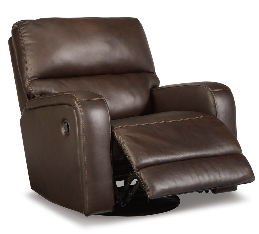 U4480561 - LEATHER SWIVEL GLIDER RECLINER