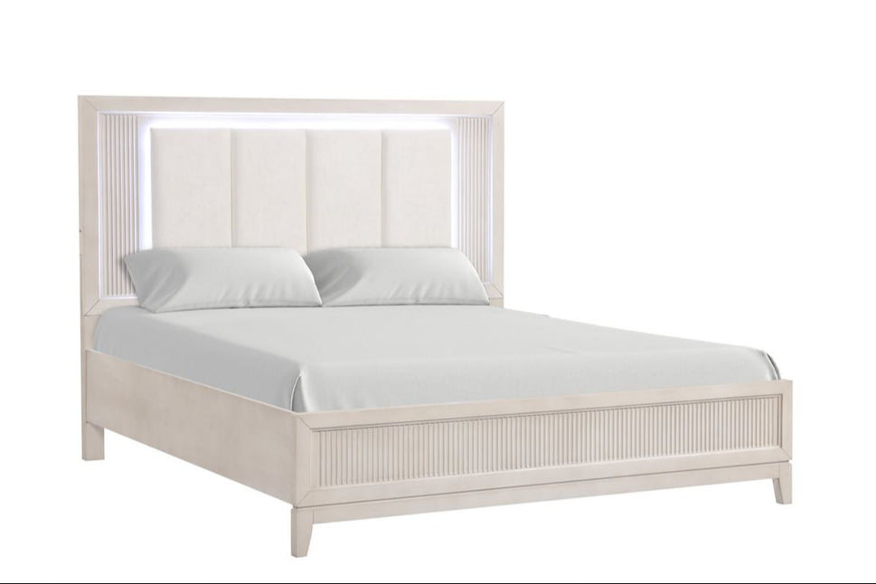 Uptown 4PC or 5PC LED Bedroom Set – Queen or King