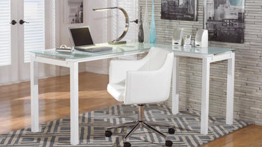 OFFICE AND BOOKCASE
