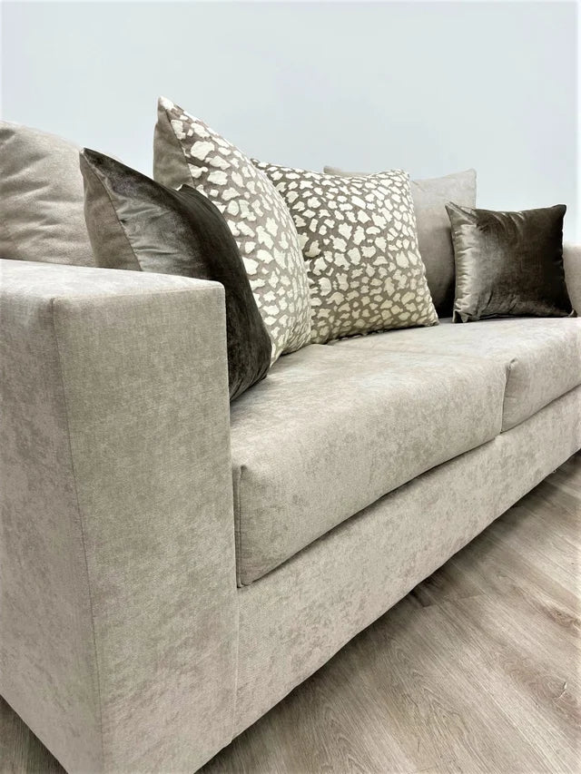 110 CHARCOAL SOFA AND LOVESEAT SET