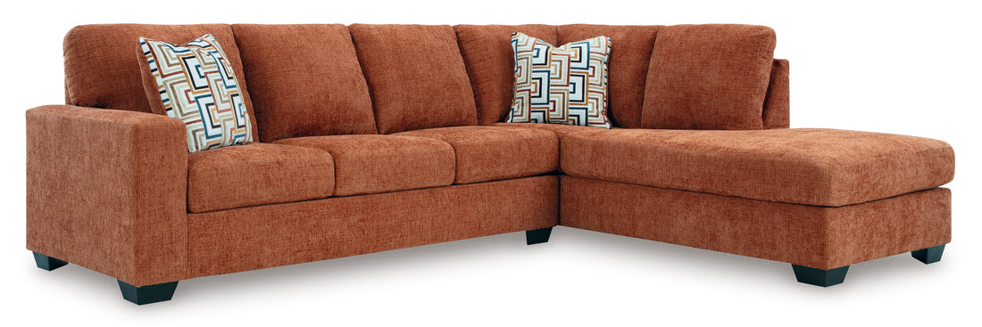 ASHLEY 243-04 SECTIONAL IN SPICE COLOR