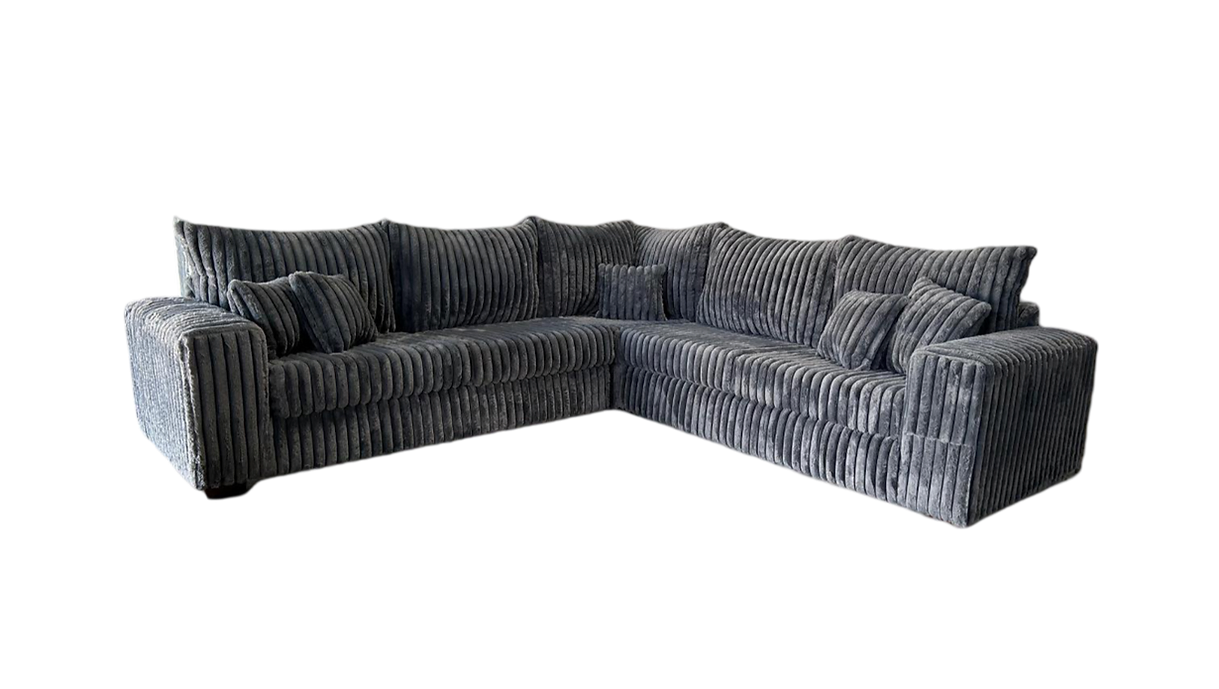 S345 NOAH 3 PIECE GREY SECTIONAL
