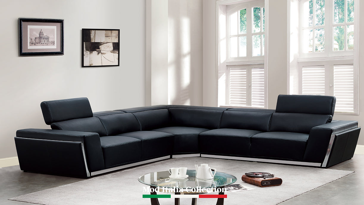 MI-8010A DOMO BLACK SECTIONAL