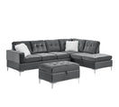 Switch S123 JOY REVERSIBLE GREY SECTIONAL AVAILABLE AS 2 PIECE OR 3 PIECE WITH OTTOMAN 2 image