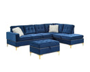 Switch S123 JOY REVERSIBLE BLUE SECTIONAL AVAILABLE AS 2 PIECE OR 3 PIECE WITH OTTOMAN 2 image