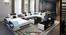 Switch MI-9916 MATRIX WHITE SECTIONAL WITH COFFEE TABLE AND TV STAND 2 image