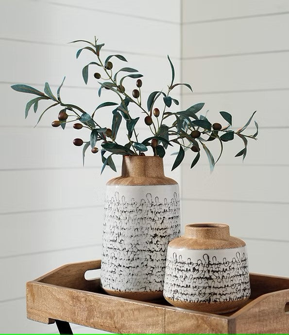 ASHLEY A2000127 MEGHAN SET OF 2 VASES