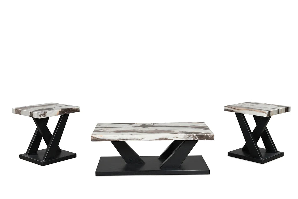ASHLEY T403-13 3 PIECE COFFEE AND SIDE TABLES SET
