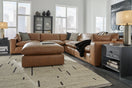 Switch ASHLEY 309-01 GENUINE LEATHER 5 PIECE SECTIONAL WITH OPTIONAL OTTOMAN 1 image