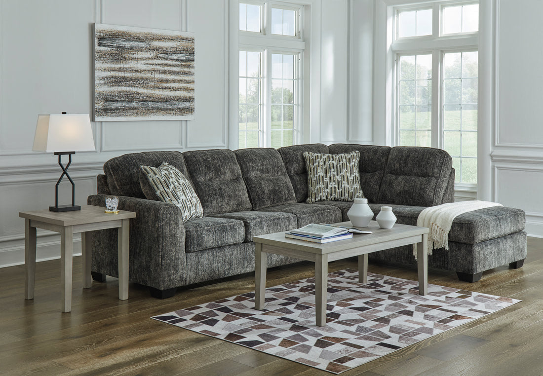 ASHLEY 505-04 SECTIONAL IN GUNMETAL COLOR