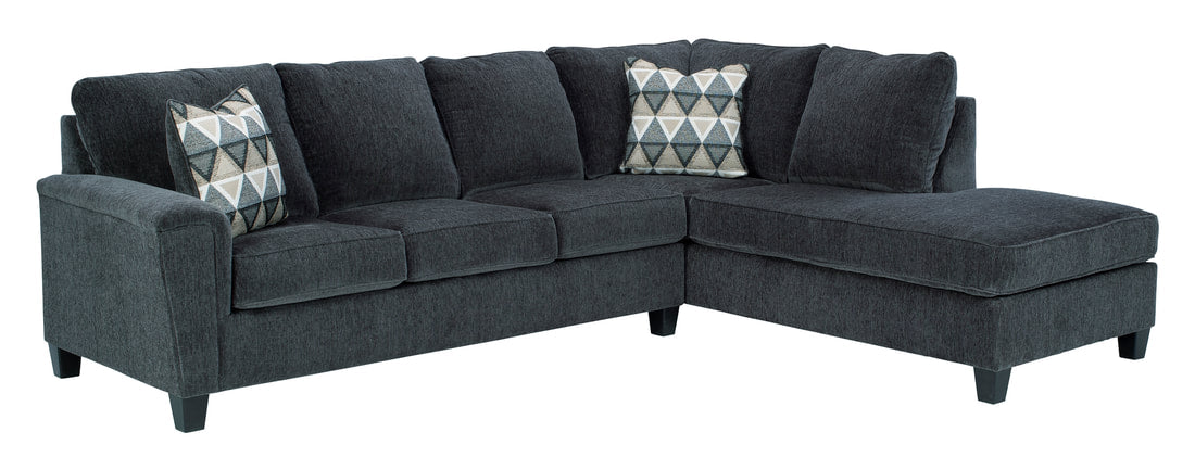 ASHLEY 940-04 FAUX LEATHER SECTIONAL IN FOSSIL COLOR