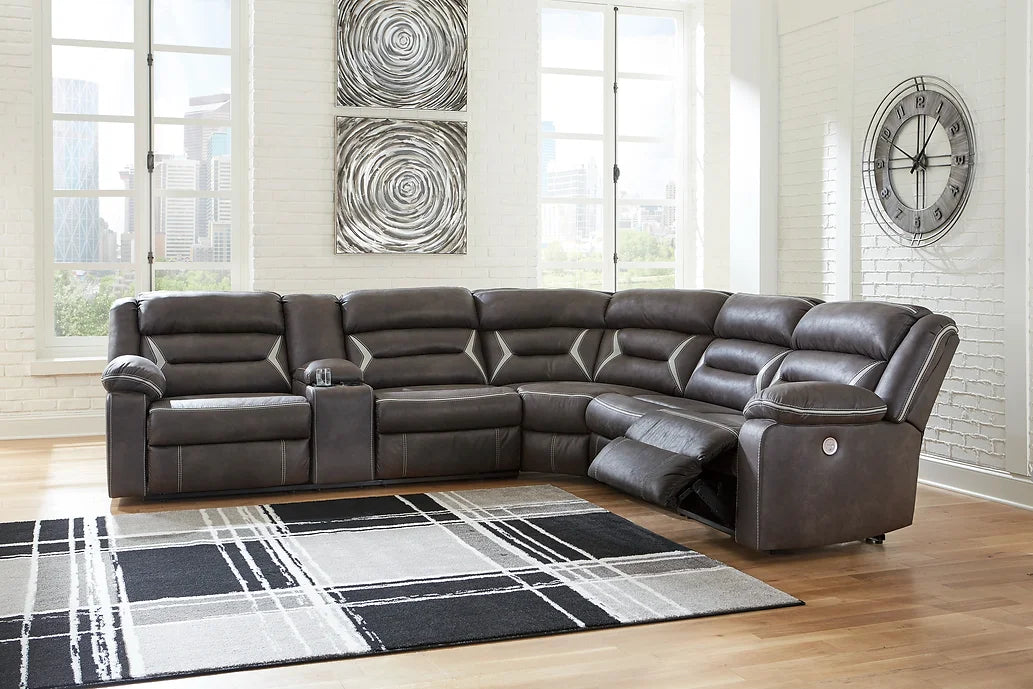 ASHLEY 13104 KINCORD RECLINING SET AVAILABLE IN MIDNIGHT BLACK