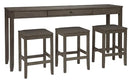 Switch ASHLEY D388-223 CAITBROOK 4 PIECE COUNTER TABLE SET 3 image