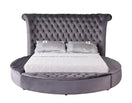 Switch B8008 LUX GREY BED WITH STORAGE AVAILABLE IN QUEEN AND KING SIZES 2 image
