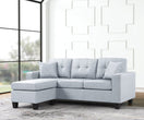 Switch CRIS REVERSIBLE SECTIONAL AVAILABLE IN BLACK, LT GRAY, SAND AND GRAY COLORS 3 image