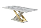 Switch D610 Viva (White/Gold) Dining Set 2 image