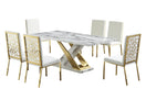 Switch D610 Viva (White/Gold) Dining Set 3 image