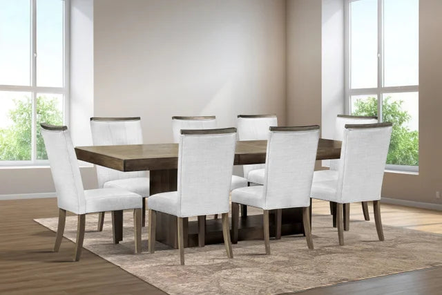D901 / D902 - DINING SET WITH TABLE AND 8 CHAIRS