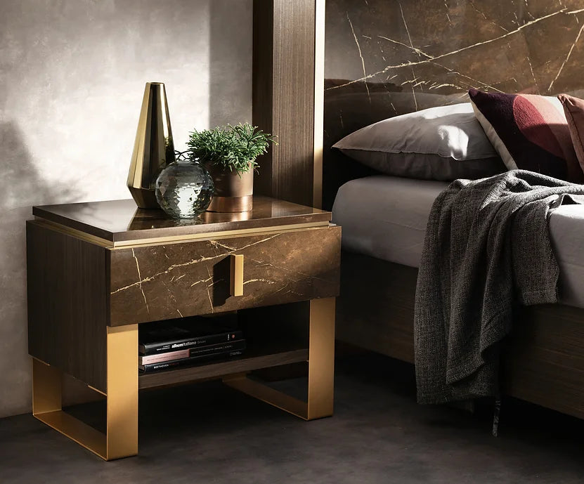 ESSENZA COLLECTION BEDROOM SET AVAILABLE IN QUEEN AND KING SIZES AS 4 PC OR 5 PC SETS