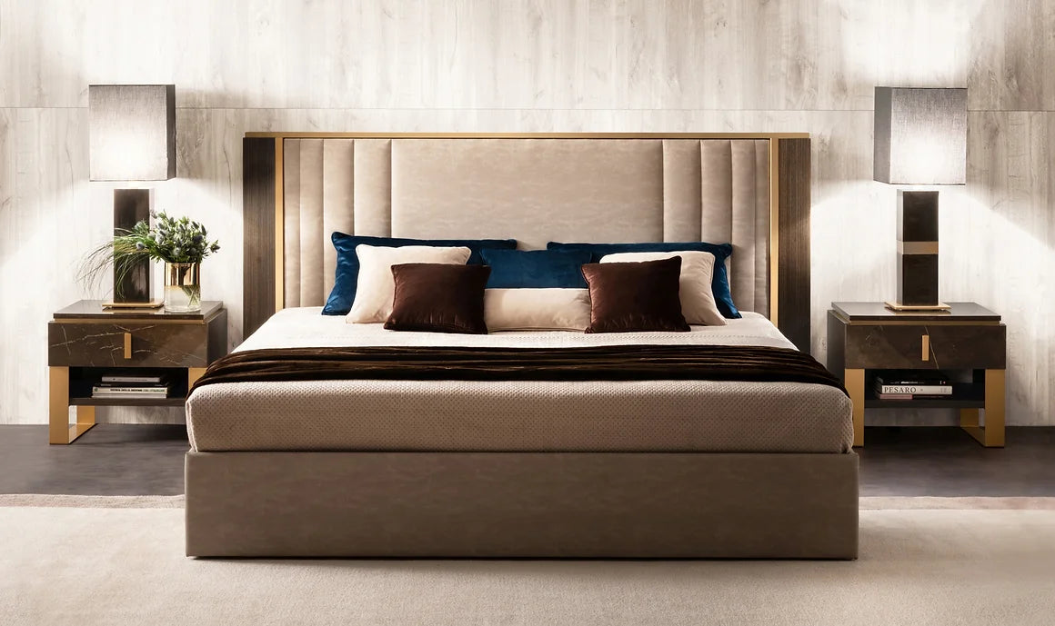 ESSENZA COLLECTION BEDROOM SET AVAILABLE IN QUEEN AND KING SIZES AS 4 PC OR 5 PC SETS