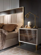 Switch GEMMA COLLECTION 4 PC BEDROOM SET AVAILABLE IN QUEEN AND KING SIZES 2 image