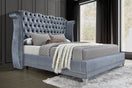 Switch LUXOR PLATFORM BED AVAILABLE IN QUEEN AND KING SIZES IN BLACK WHITE AND GREY COLORS 2 image