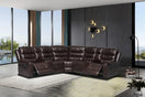 Switch Rose Reclining Sectional Available in Navy and Brown 1 image