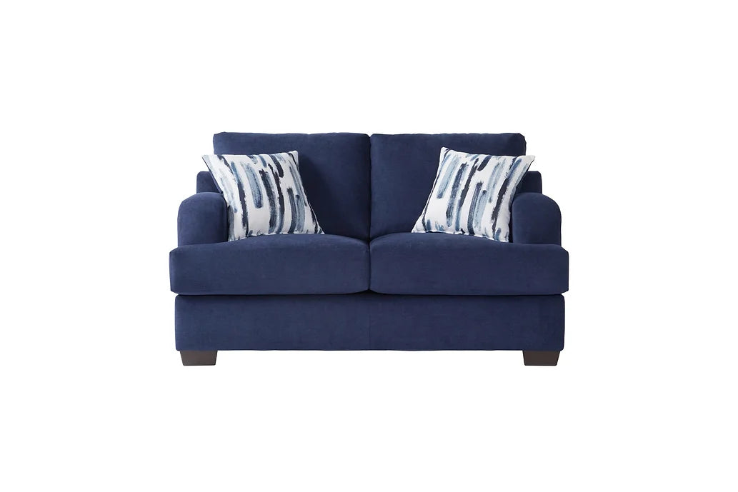 S14100 Cameo Navy 2 Piece Living Room Set