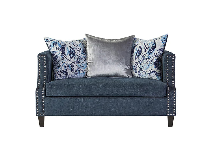 S17500 Simone Indigo Sofa and Loveseat Living Room Set