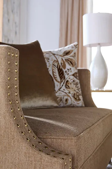 S17550 Simone Flax Sofa and Loveseat Living Room Set