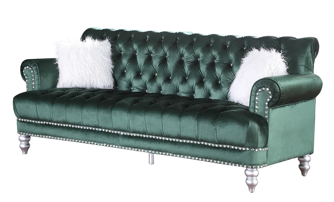 S6116 Royal Green 2 Piece Living Room Set