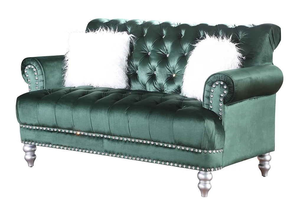 S6116 Royal Green 2 Piece Living Room Set