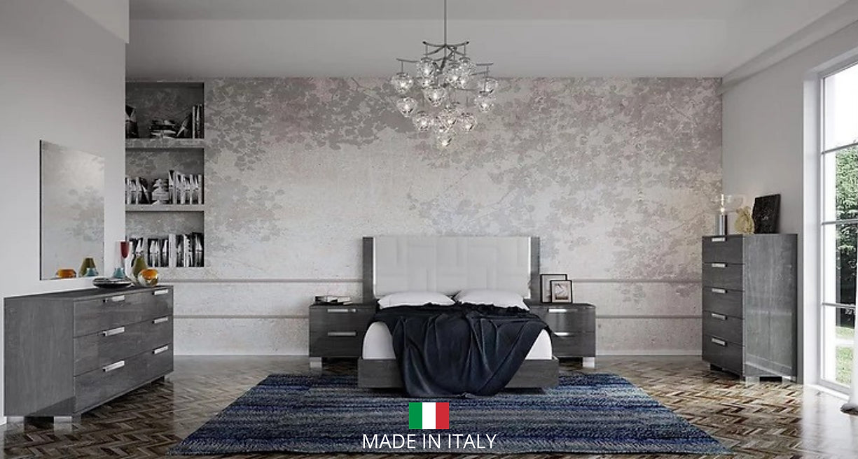 SARAH GEO ICE COLLECTION BEDROOM SET AVAILABLE IN QUEEN AND KING SIZES AS 4 PC OR 5 PC SETS