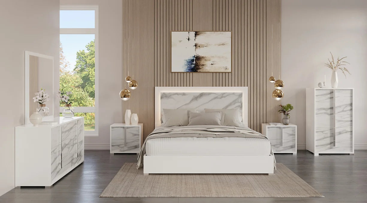 SONIA BEDROOM COLLECTION AVAILABLE IN QUEEN AND KING SIZES AS 4 PC OR 5 PC SETS