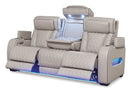 Switch U271-05 Gray Power Reclining Set with Genuine Leather + Air Massage 2 image