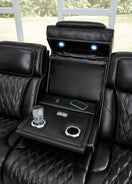 Switch U271-06 Black Power Reclining Set with Genuine Leather + Air Massage 3 image