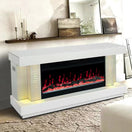 Switch A91 TV STAND WITH FIREPLACE (WHITE) 2 image