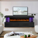 Switch A98 BLACK TV STAND WITH FIREPLACE 2 image
