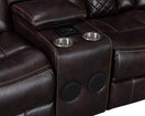 Switch ALEXA2003 BROWN RECLINING SECTIONAL 2 image