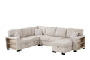 Switch ATLANTIC BEIGE SECTIONAL WITH PULL-OUT BED 3 image