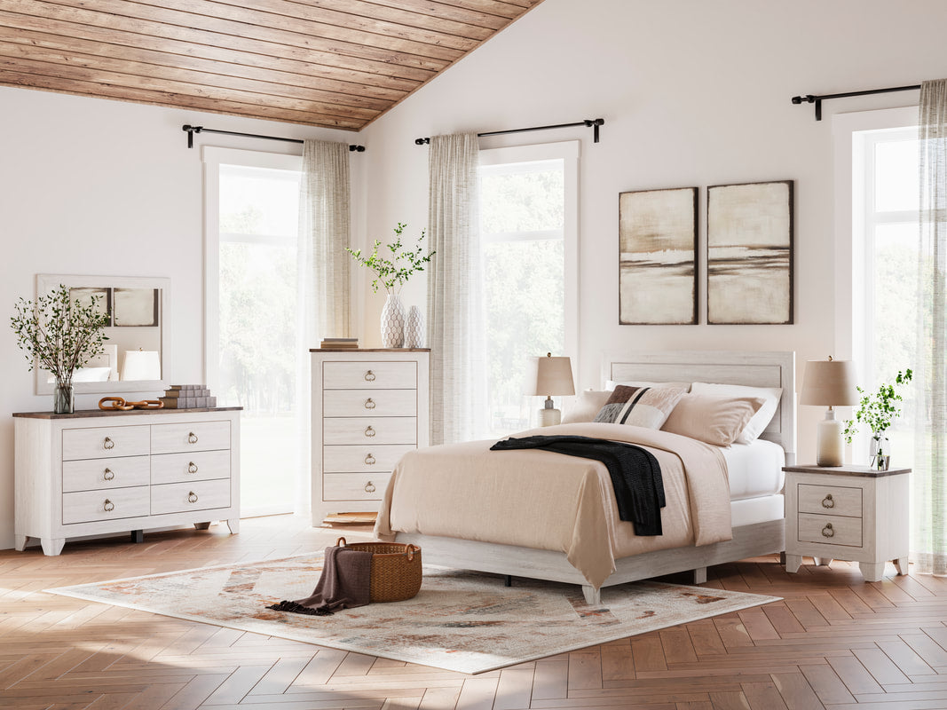 ASHLEY B4804 - 5 PC BEDROM SET AVAILABLE IN TWIN, FULL, QUEEN AND KING SIZES