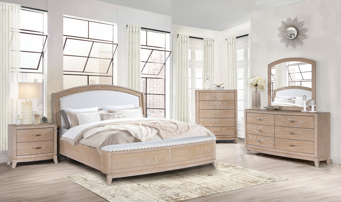 B8010 BEDROOM SET AVAILABLE IN QUEEN AND KING SIZES AS 4 PC 0R 5 PC SET