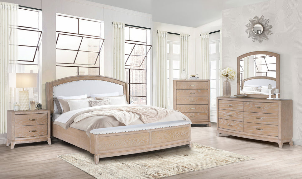 B8010 BEDROOM SET AVAILABLE IN QUEEN AND KING SIZES AS 4 PC 0R 5 PC SET