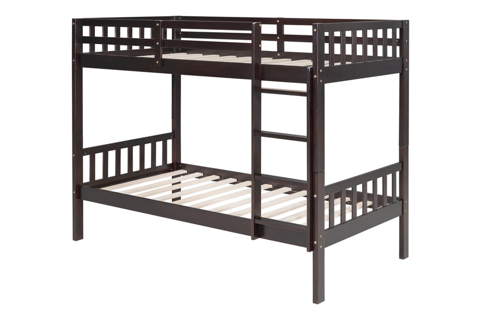 BB10 ESPRESSO TWIN/TWIN BUNK BED